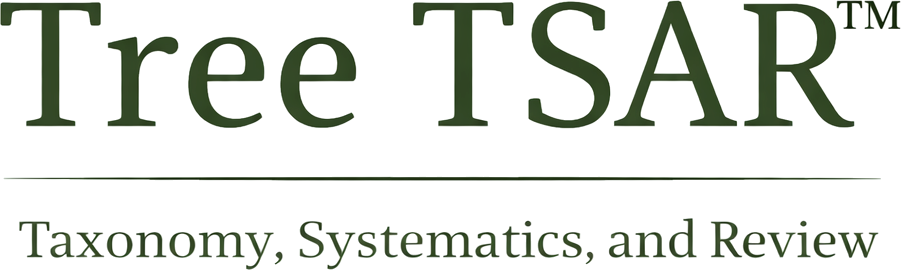 Tree TSAR — Taxonomy, Systematics, and Review
